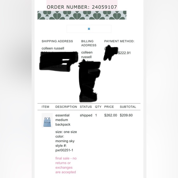 Kate Spade Blue Backpack - Picture 15 of 15